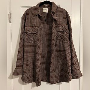 A&F Oversized Flannel - M